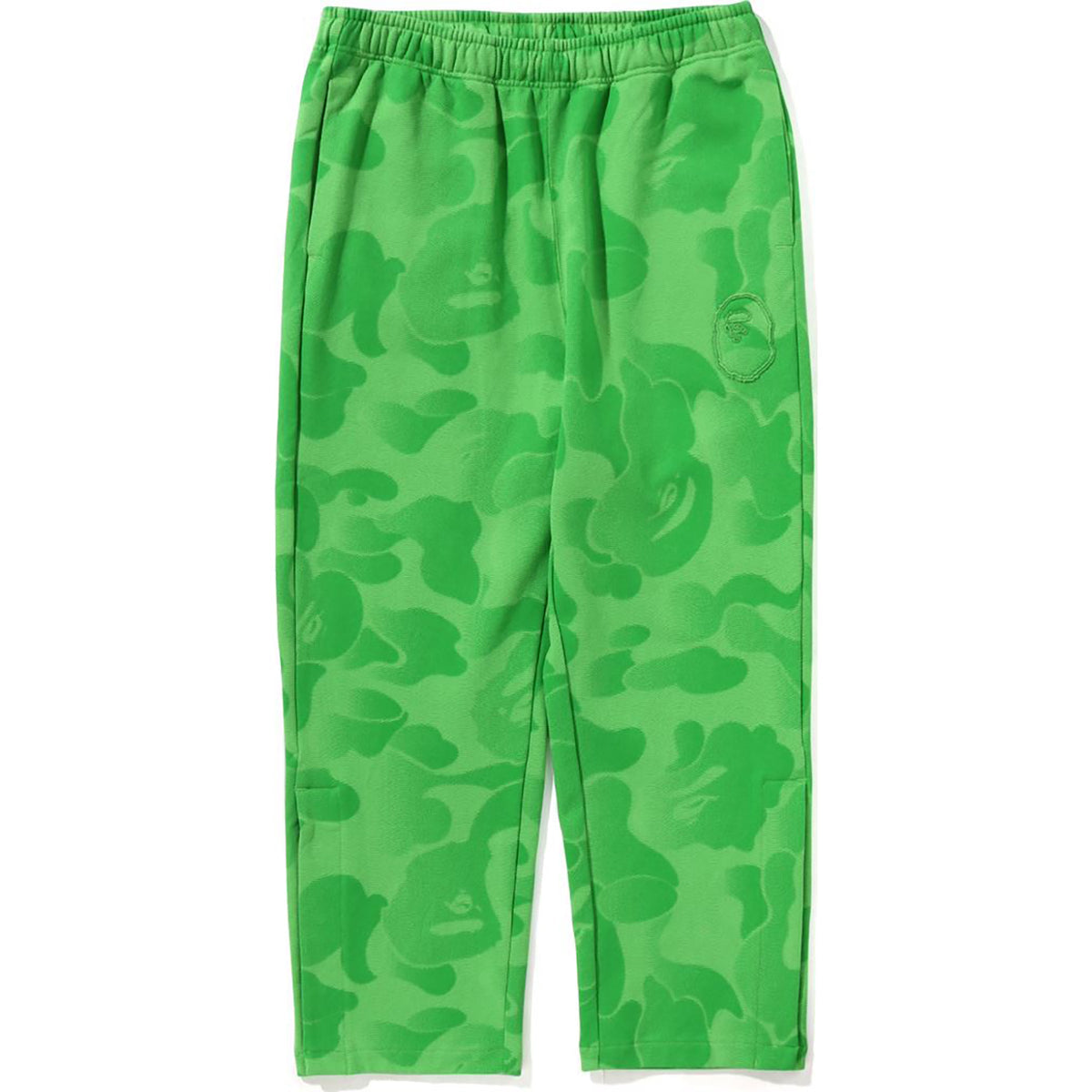 Bape Ink Camo Wide Leg Track Pants Green