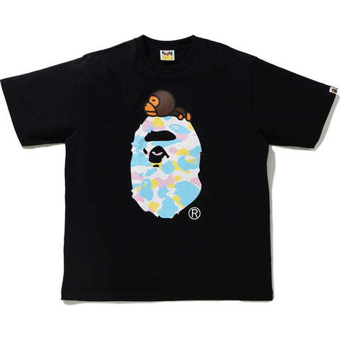 Bape New Multi Camo Milo On Ape Relaxed Tee