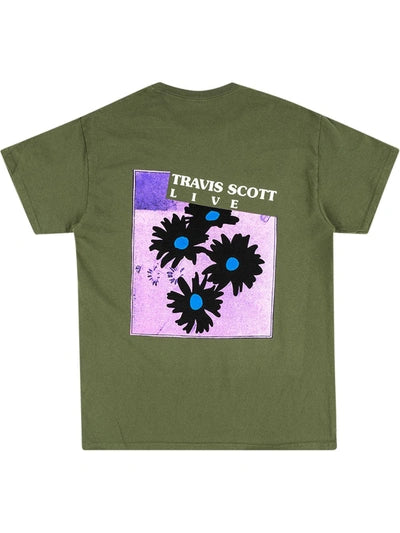 Travis Scott Green Washed Tee