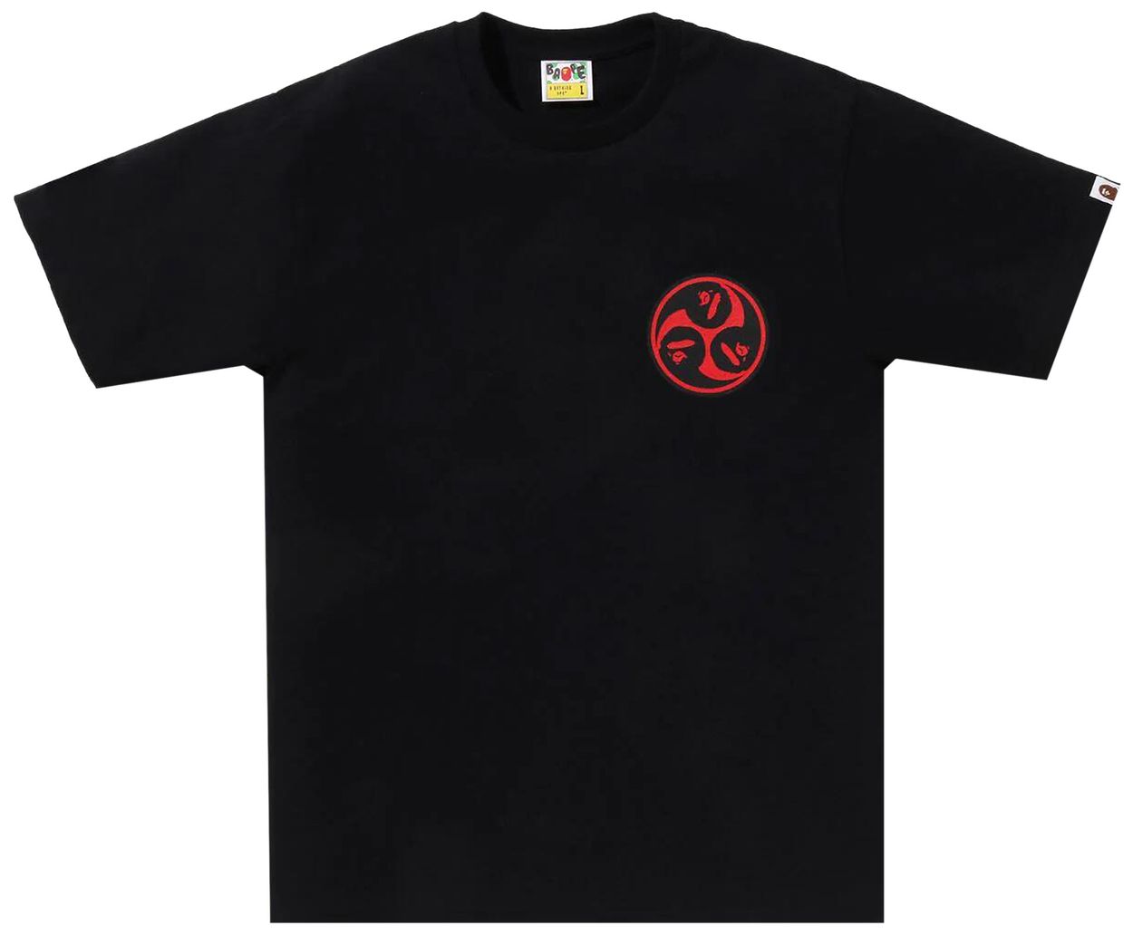 Bape Japan Culture Mitsudomoe Tee Black