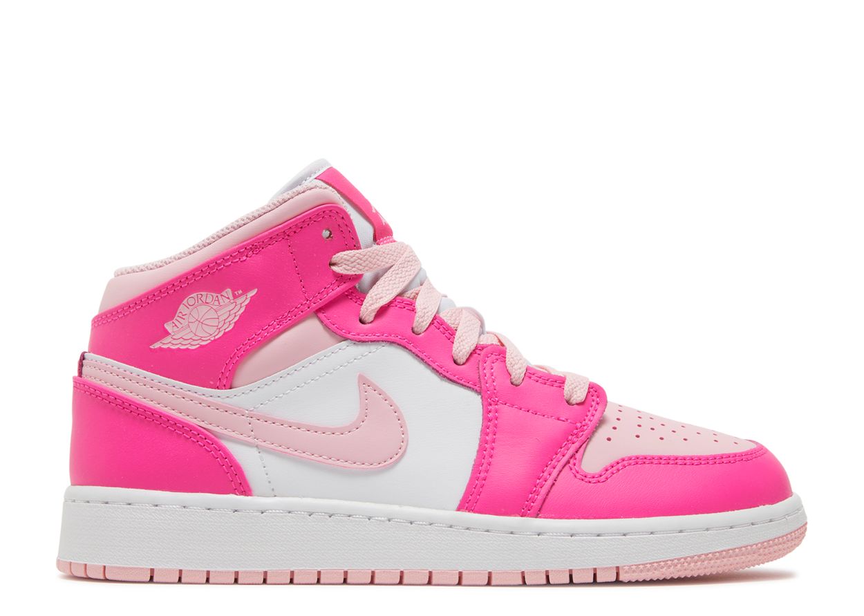 Air Jordan 1 Mid Fierce Pink (GS)