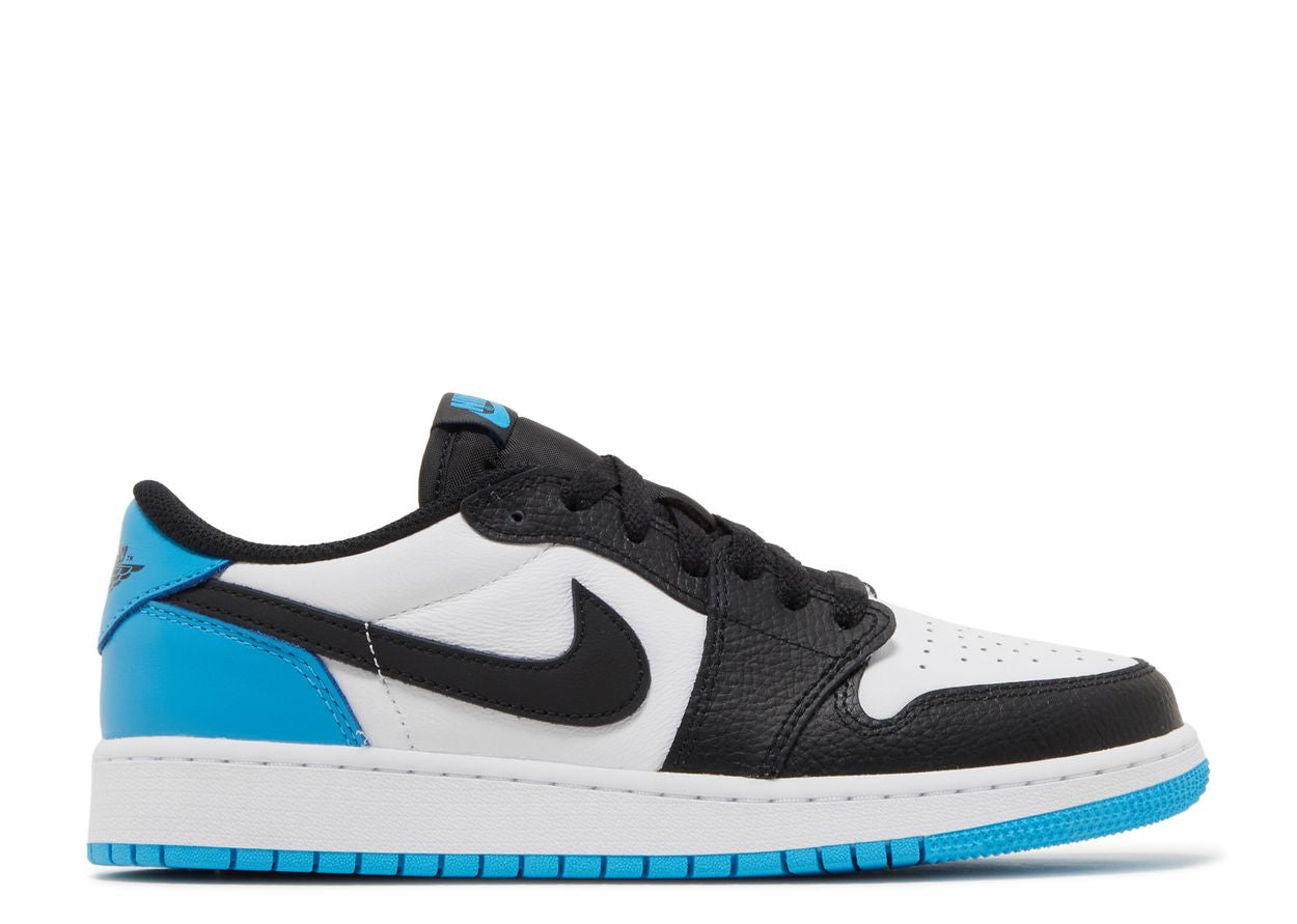 Air Jordan 1 Retro Low OG Black Dark Powder Blue (GS)