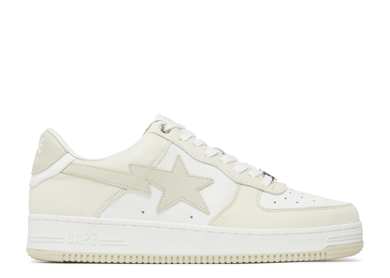 A Bathing Ape Bape Sta Beige Calf Hair