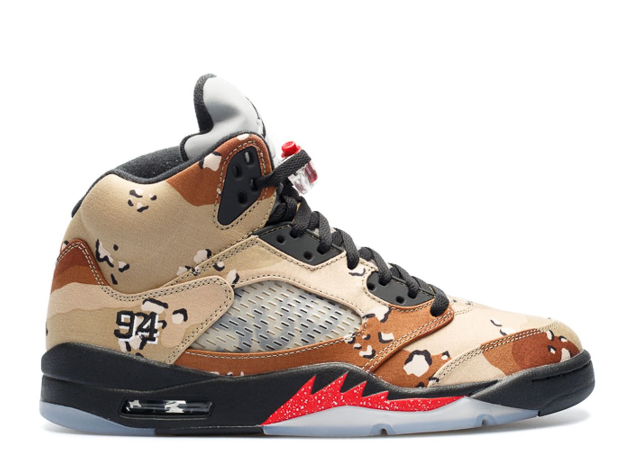 Air Jordan 5 Retro Supreme Desert Camo (Pre-Owned)
