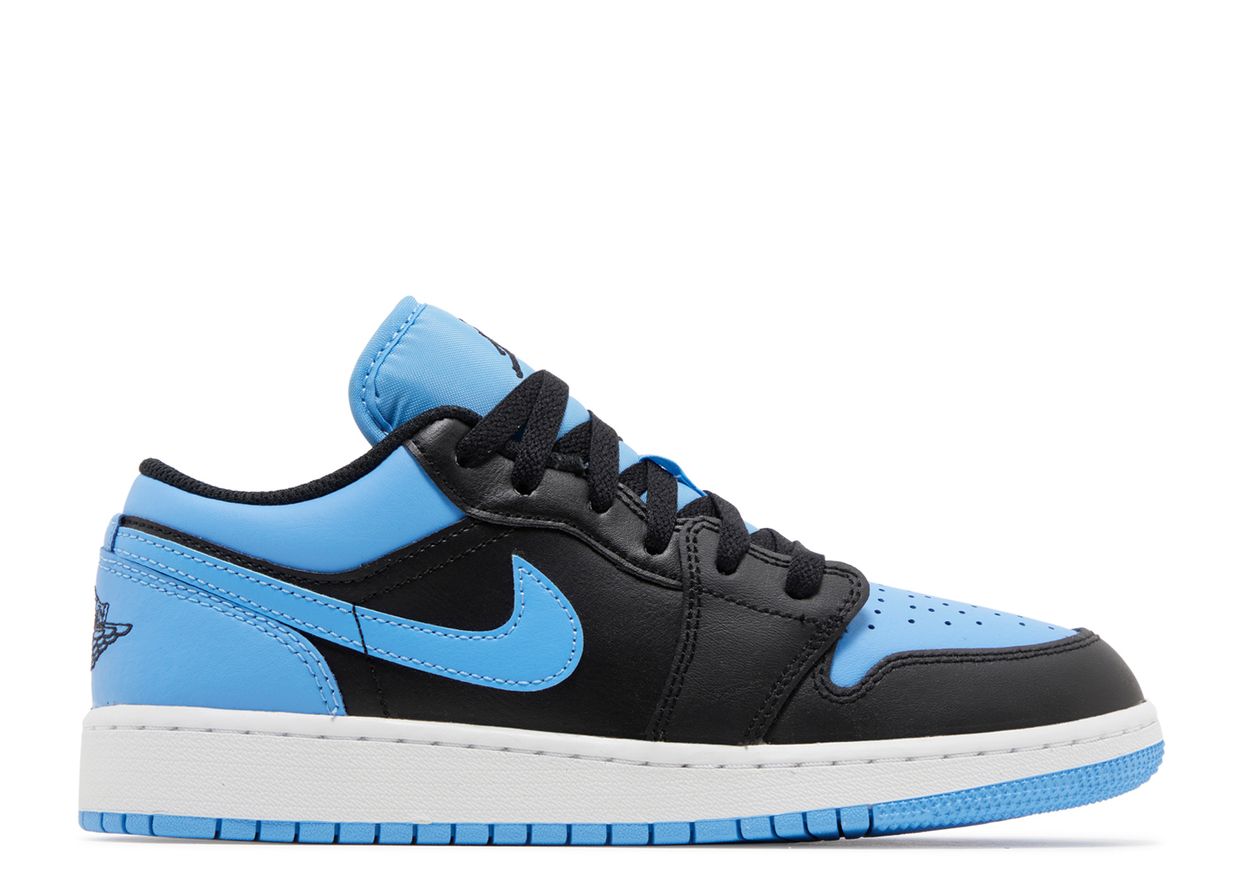 Air Jordan 1 Low Black University Blue GS