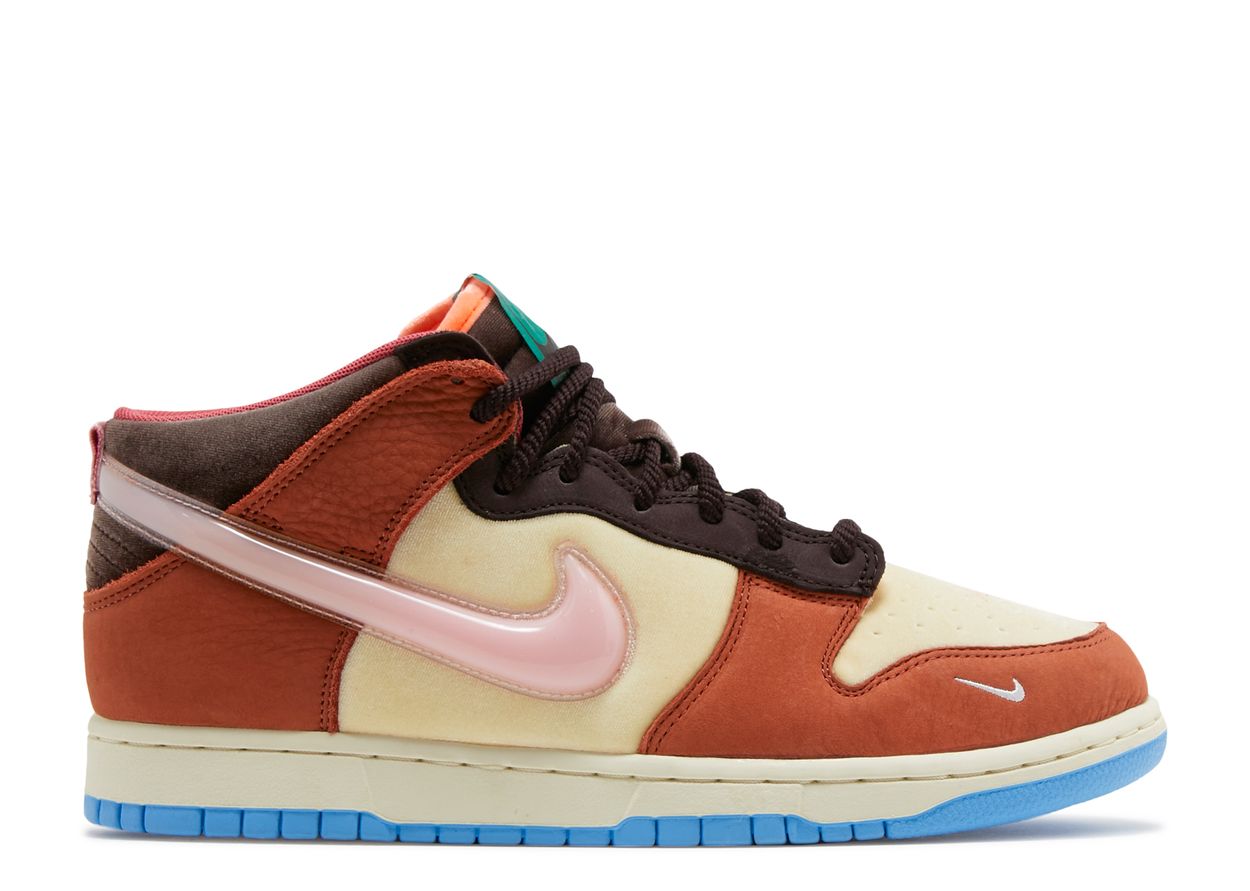 Nike Dunk Mid Social Status Free Lunch Chocolate Milk (Pre-Owned)