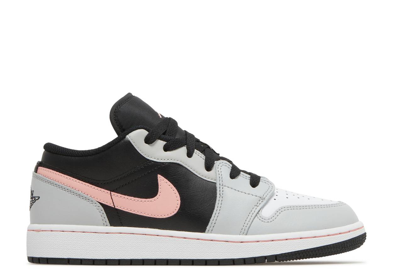 Air Jordan 1 Low Bleached Coral Grey Fog (GS)