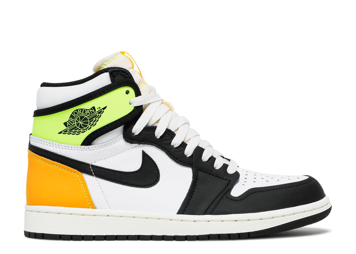 Air Jordan 1 Retro High OG White Black University Gold (GS)