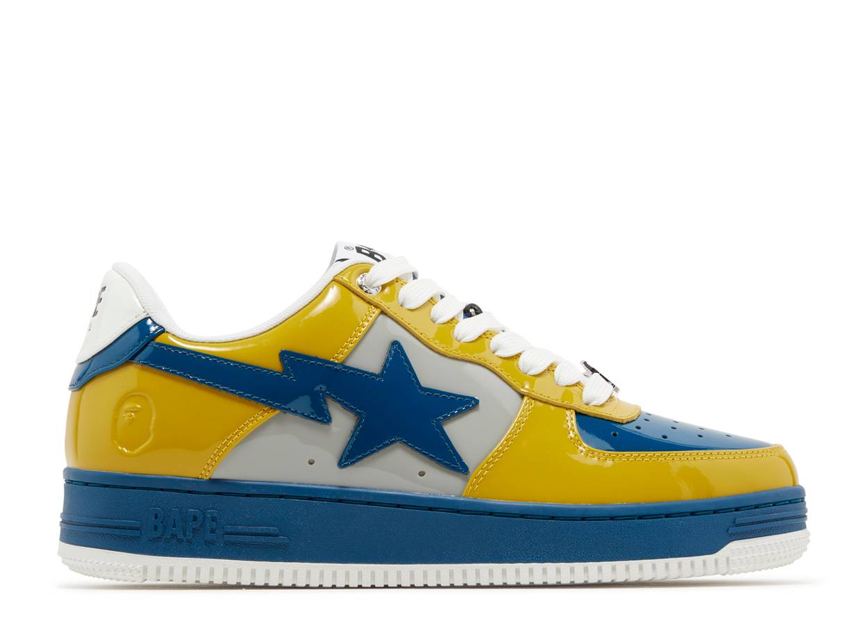 A Bathing Ape Bape Sta Nostalgic Blue Yellow