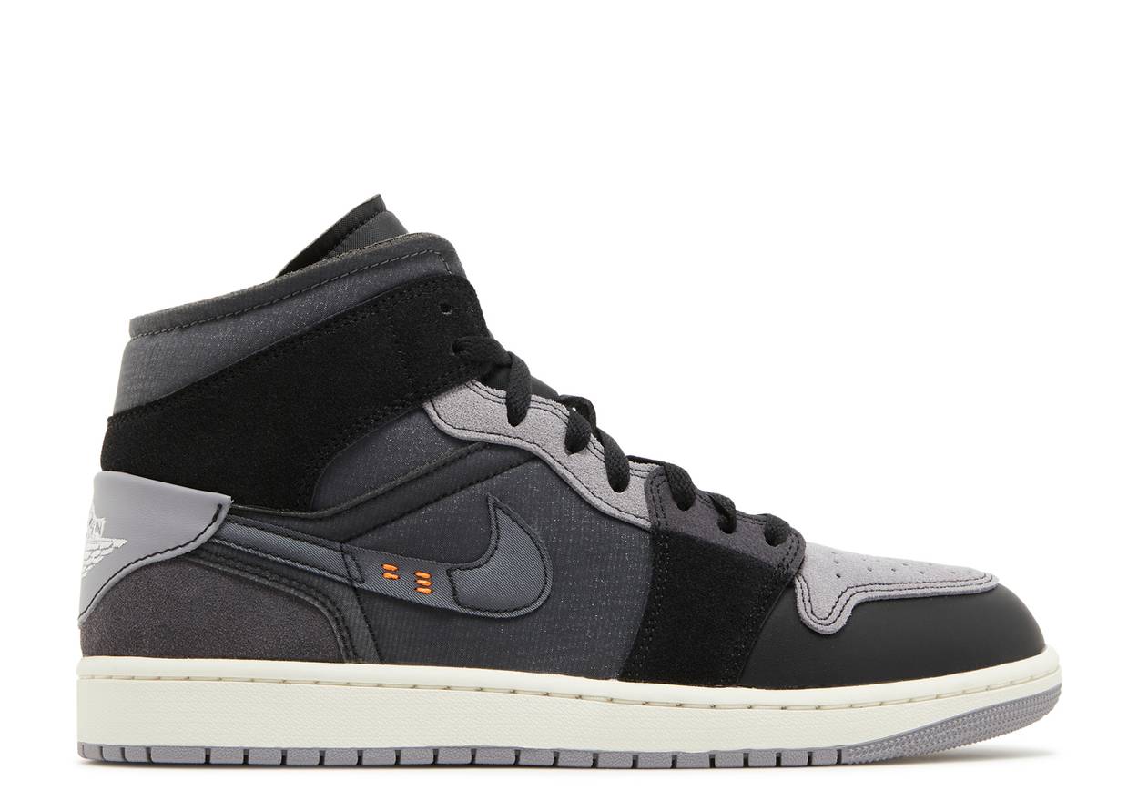 Air Jordan 1 Mid SE Craft Inside Out White Grey
