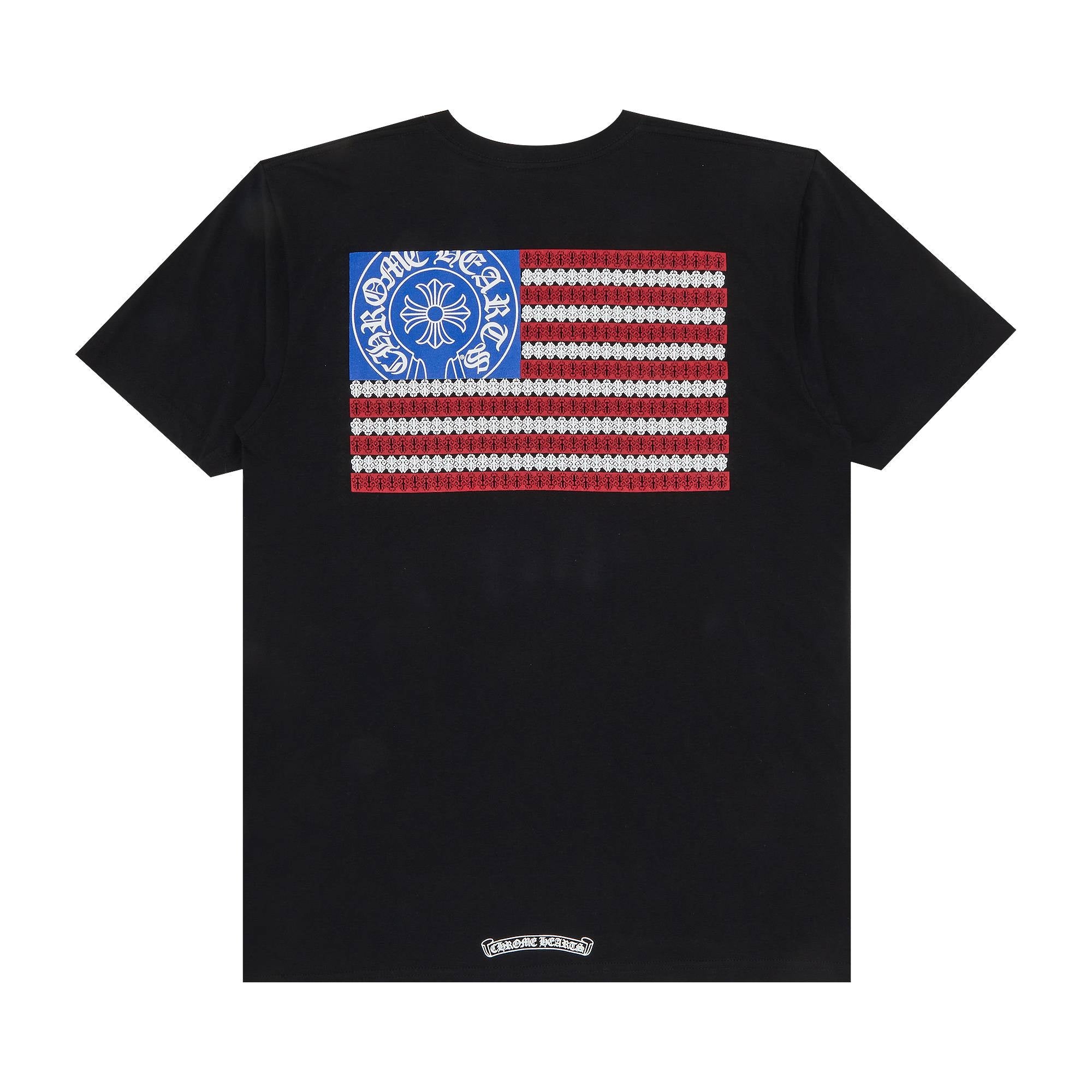 Chrome Hearts American Flag T-Shirt Black