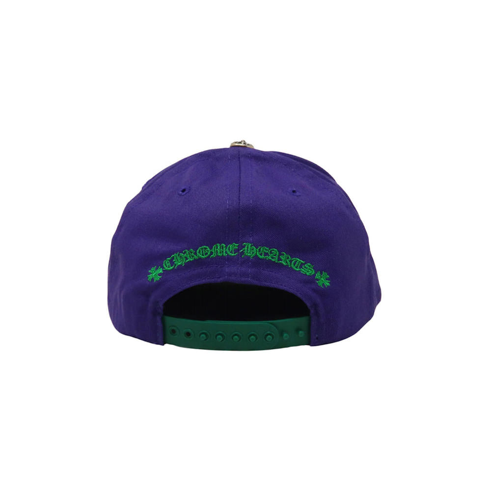 Chrome Hearts Purple Green CH Logo Hat