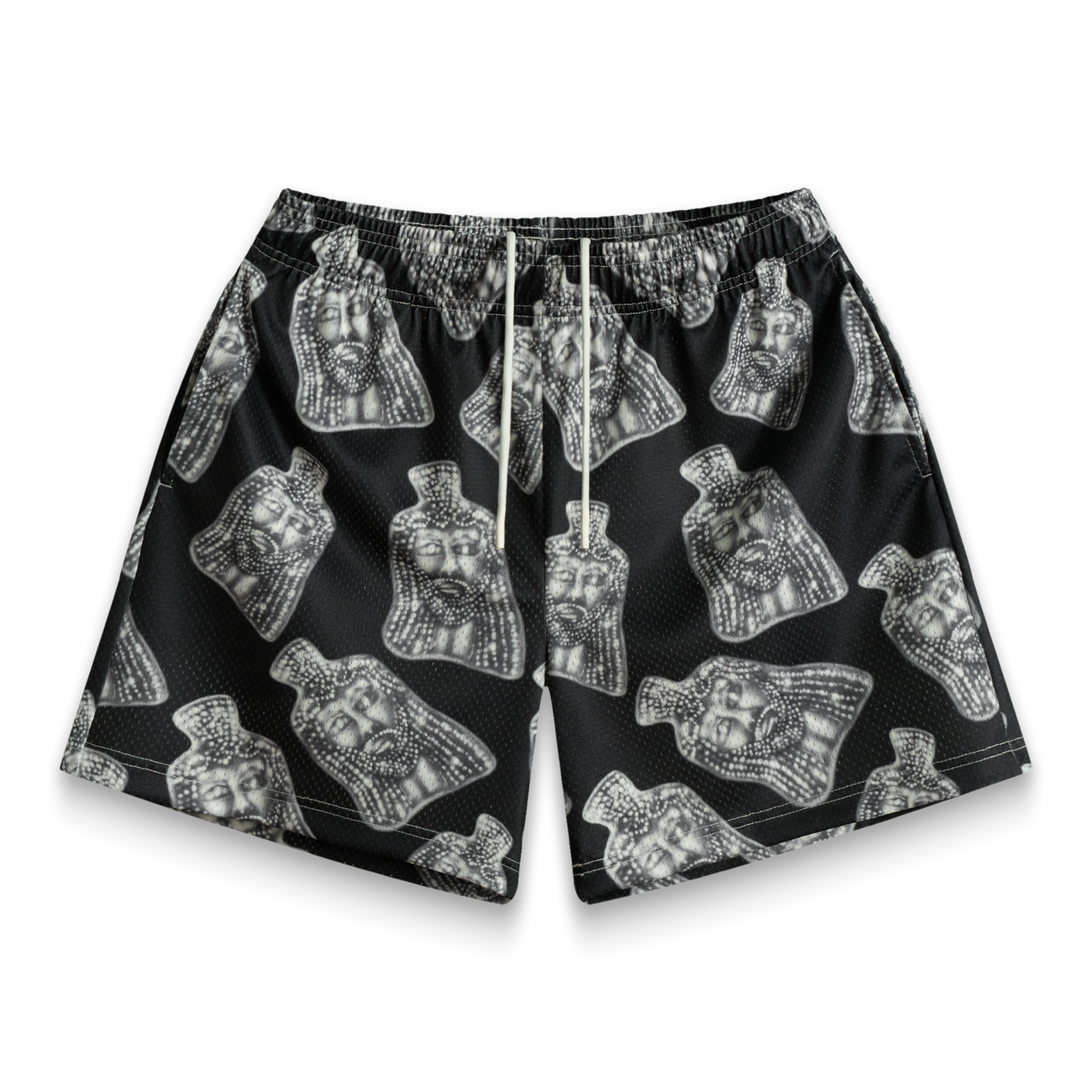 Bravest Studio Black Jesus Piece Shorts