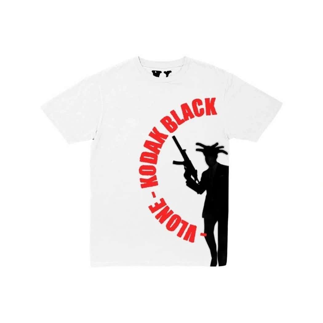 Vlone X Kodak Black Vulture T-shirt White