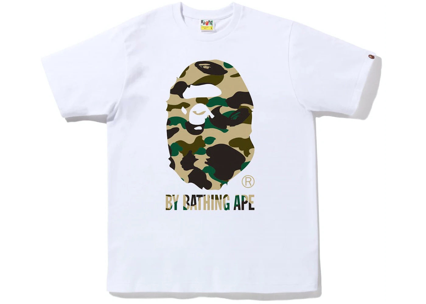 Bape 1st Camo By Bathing Ape Tee (FW22) Men's White Yellow