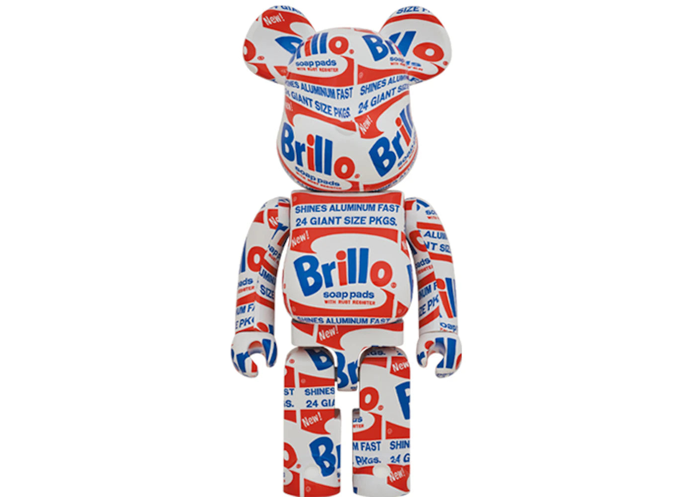 Bearbrick Andy Warhol "Brillo" 1000%