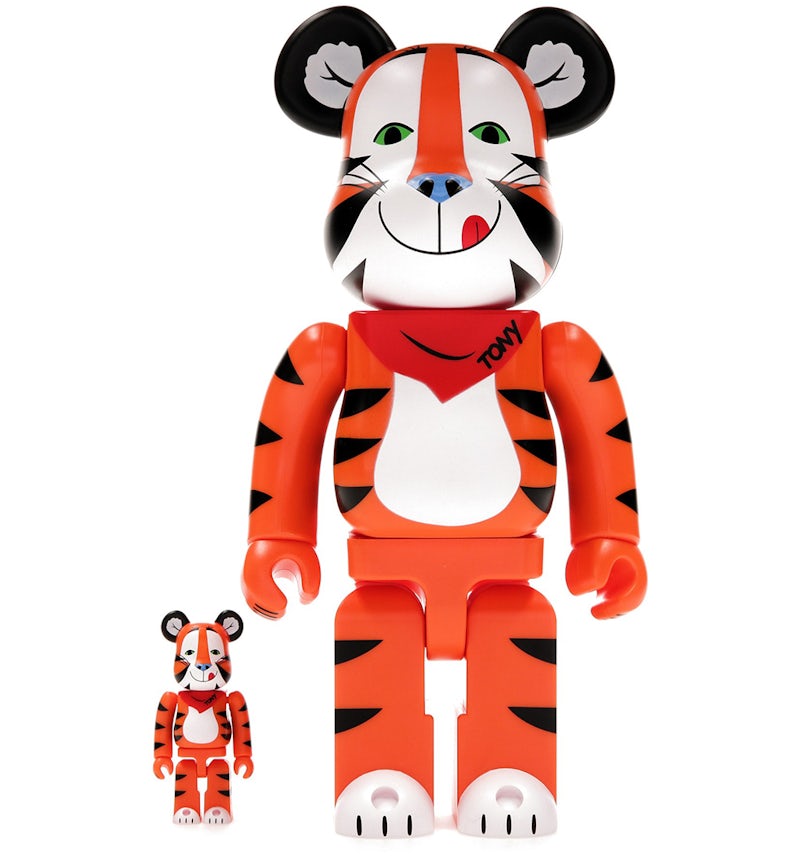 Bearbrick x Kellogg's Tony The Tiger Vintage Ver. 100% & 400% Set