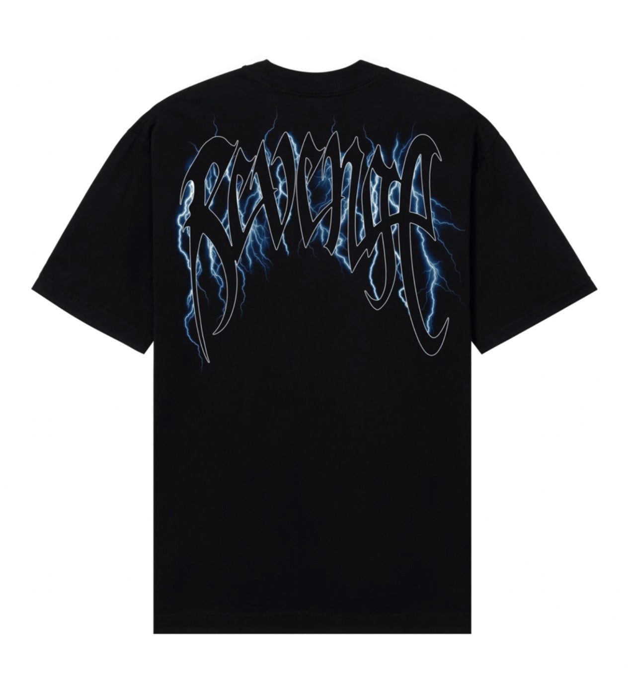 Revenge Blue Lightning Arch Logo Tee