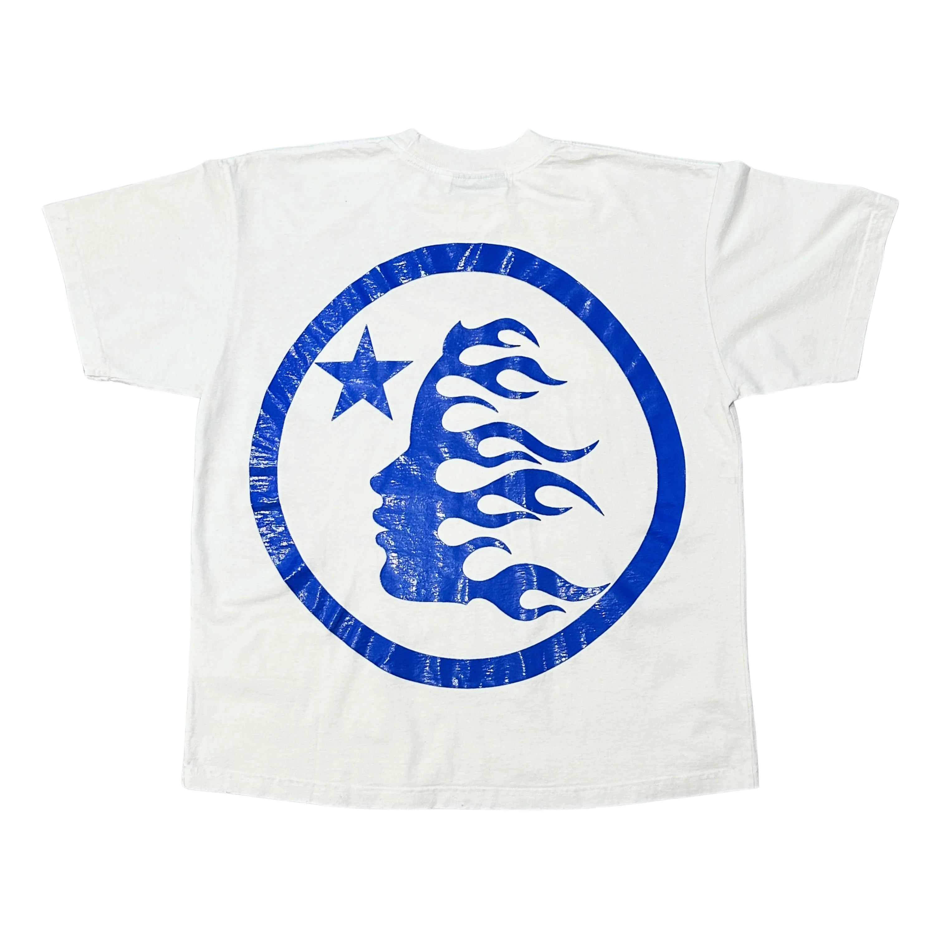 Hellstar Gel Sport Logo T-shirt White/Blue