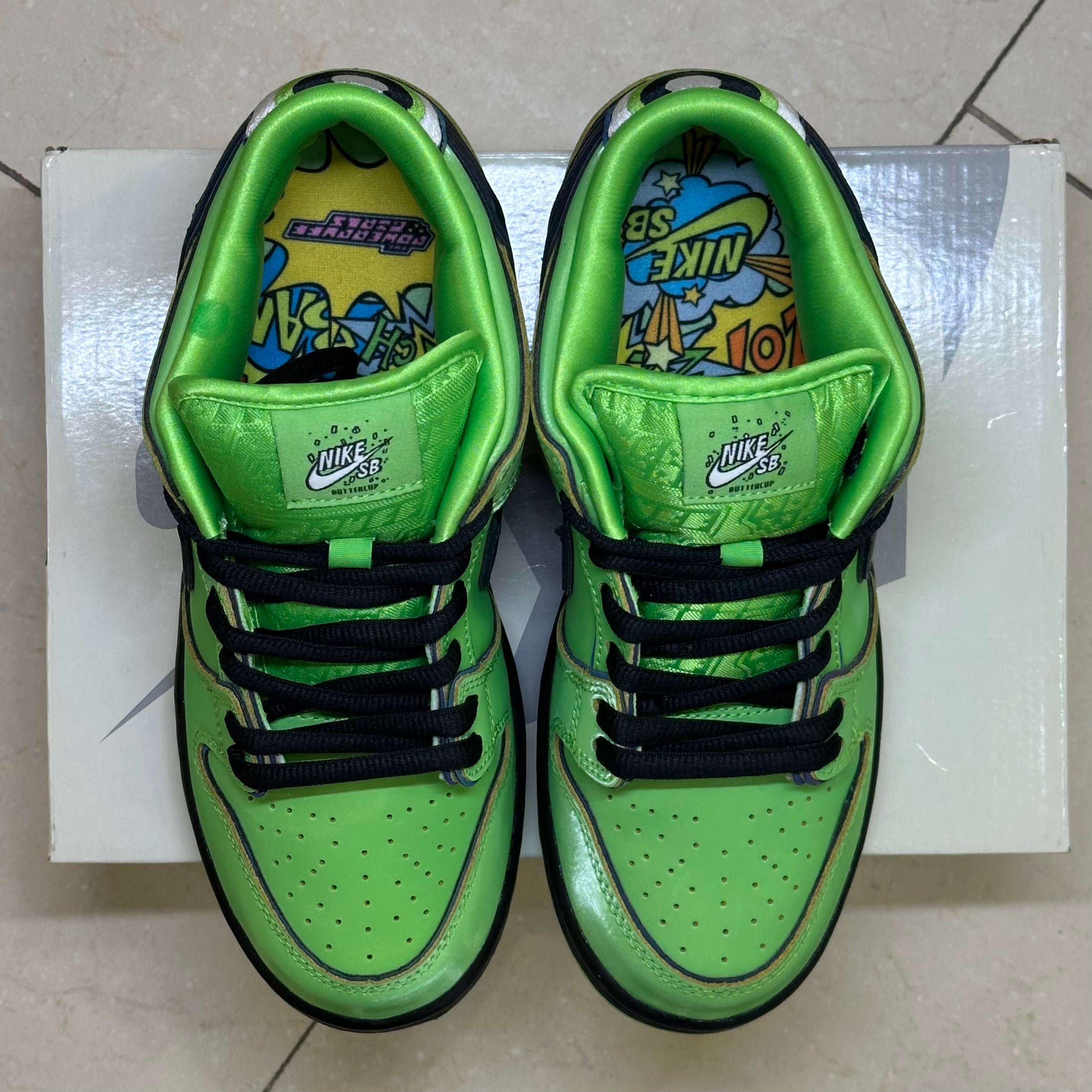 Nike SB Dunk Low The Powerpuff Girls Buttercup (Pre-Owned)