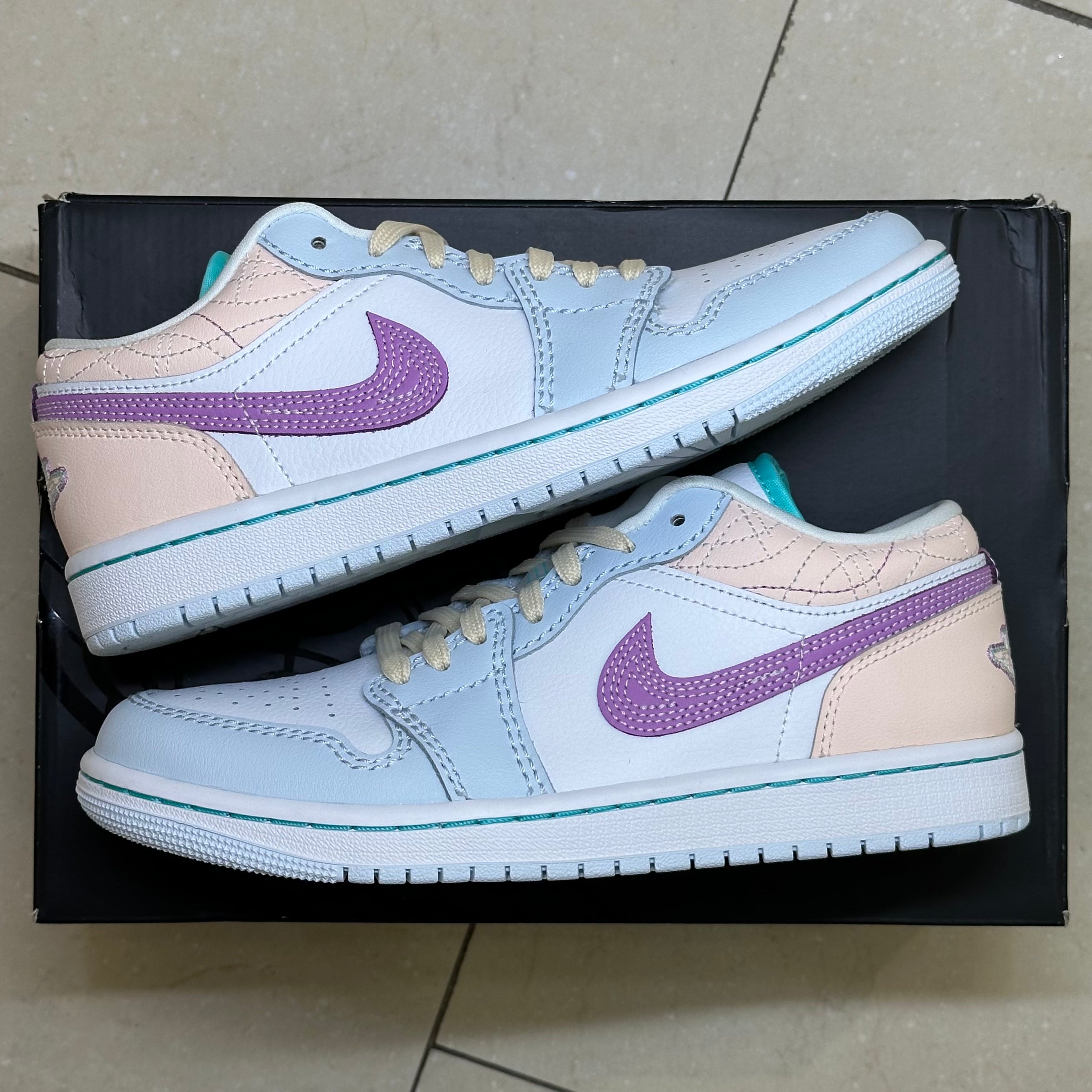 Air Jordan 1 Low Multi-Color Sashiko (Women's) (Pre-Owned)
