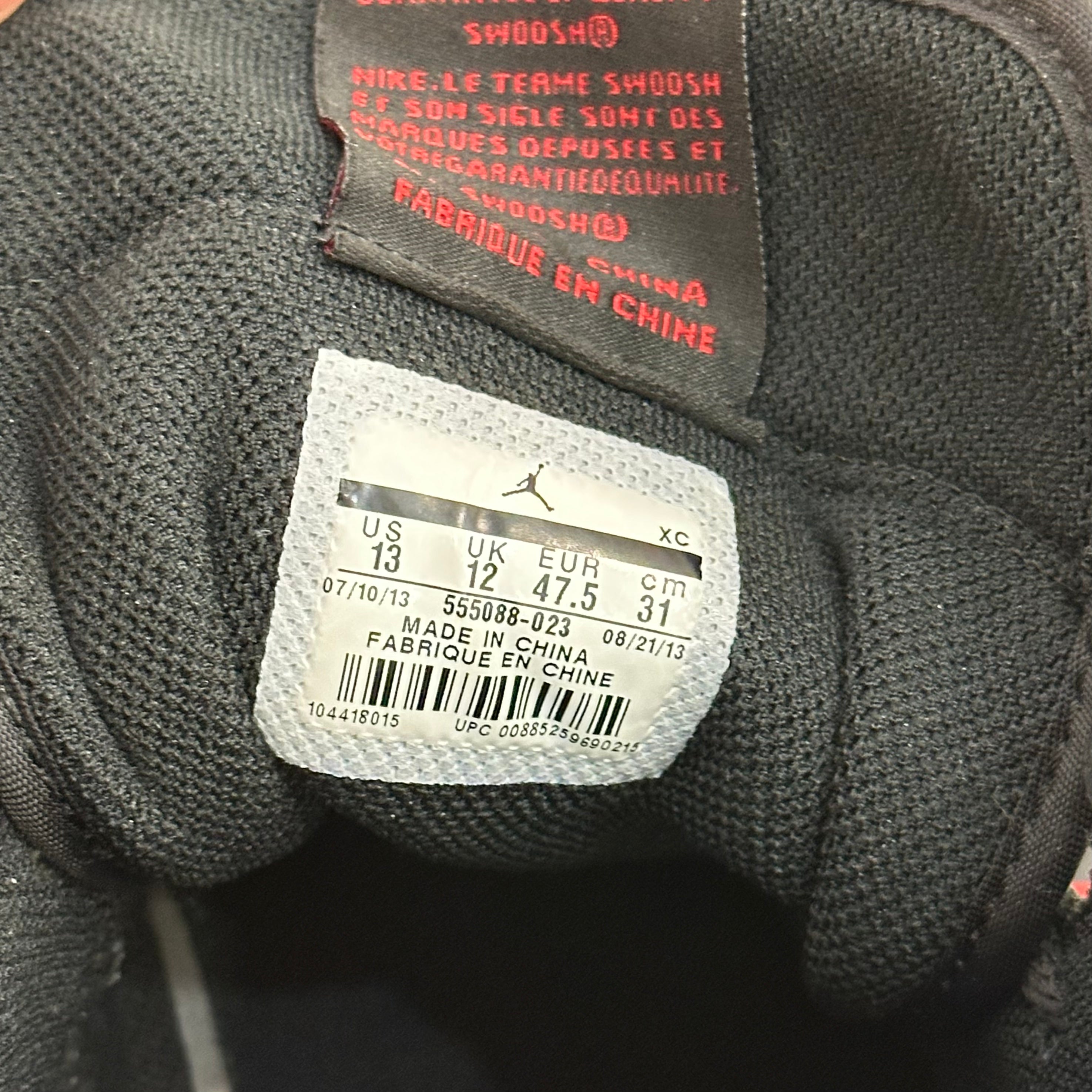 Air Jordan 1 Retro High OG 'Bred' 2013 (Pre-Owned)