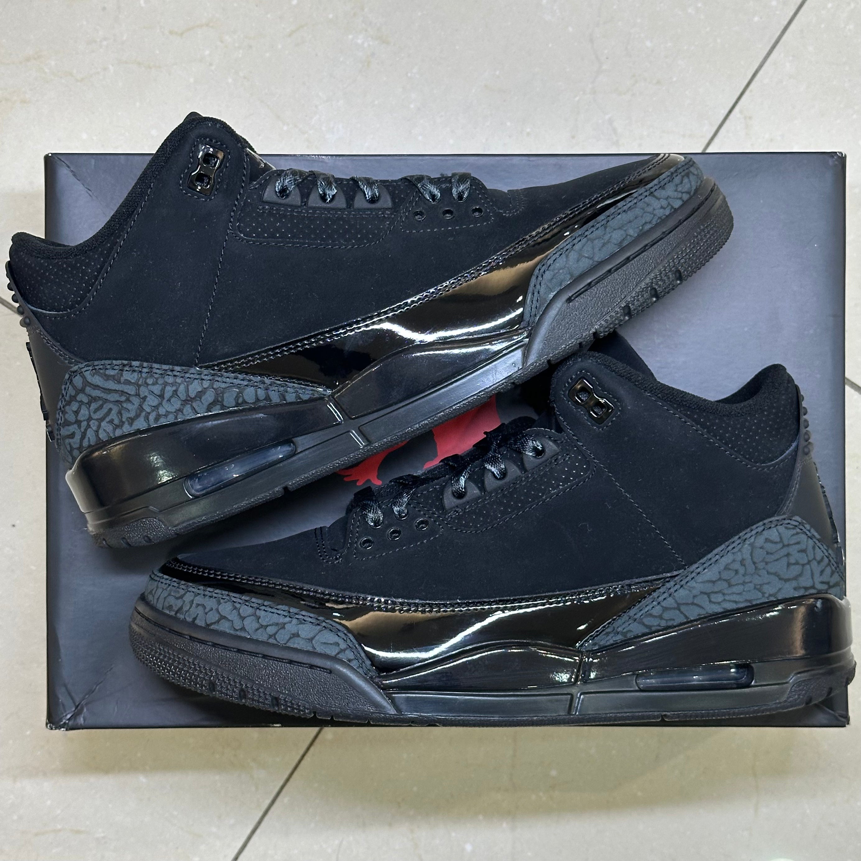 Air Jordan 3 Retro Black Cat (2025) (Pre-Owned)