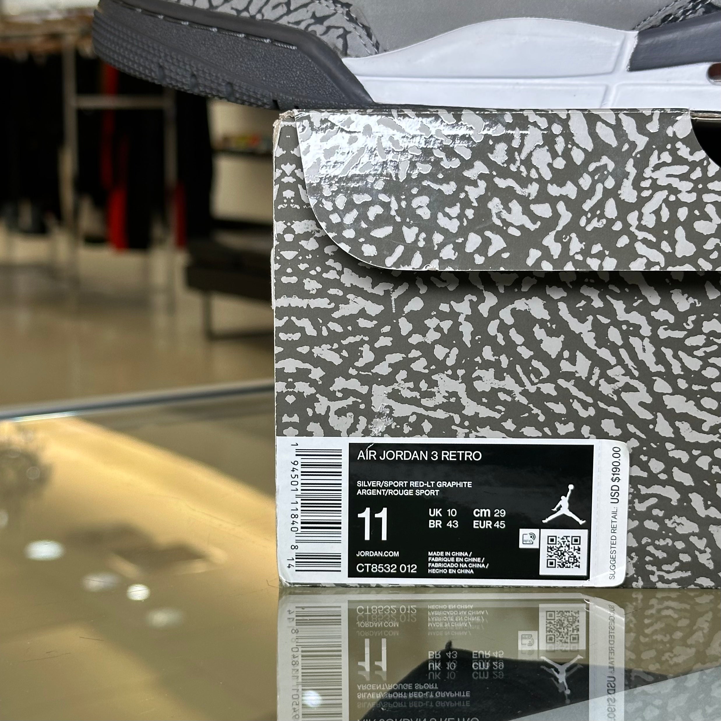 Air Jordan 3 Retro Cool Grey (2021) (Pre-Owned)