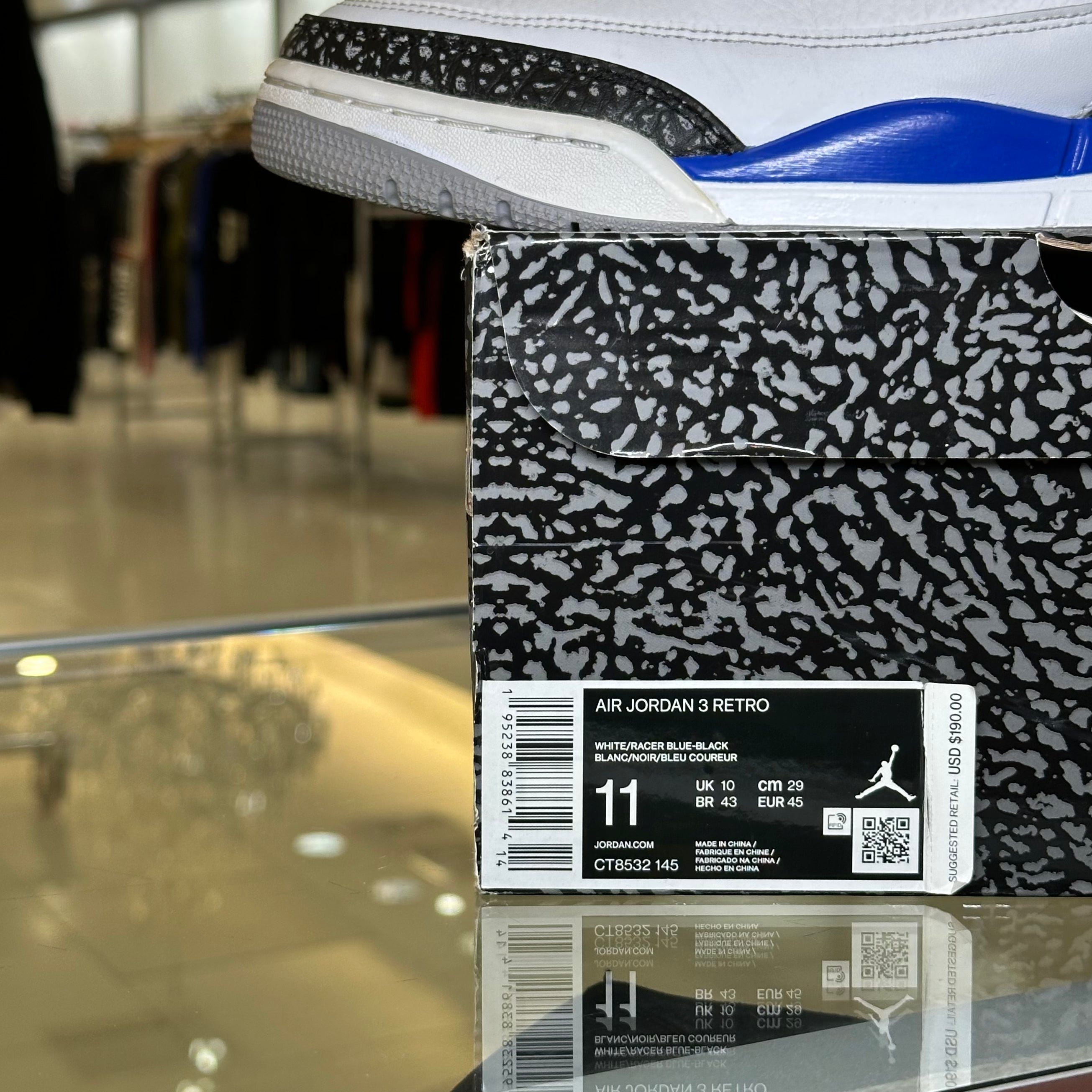 Air Jordan 3 Retro Racer Blue (Pre-Owned)