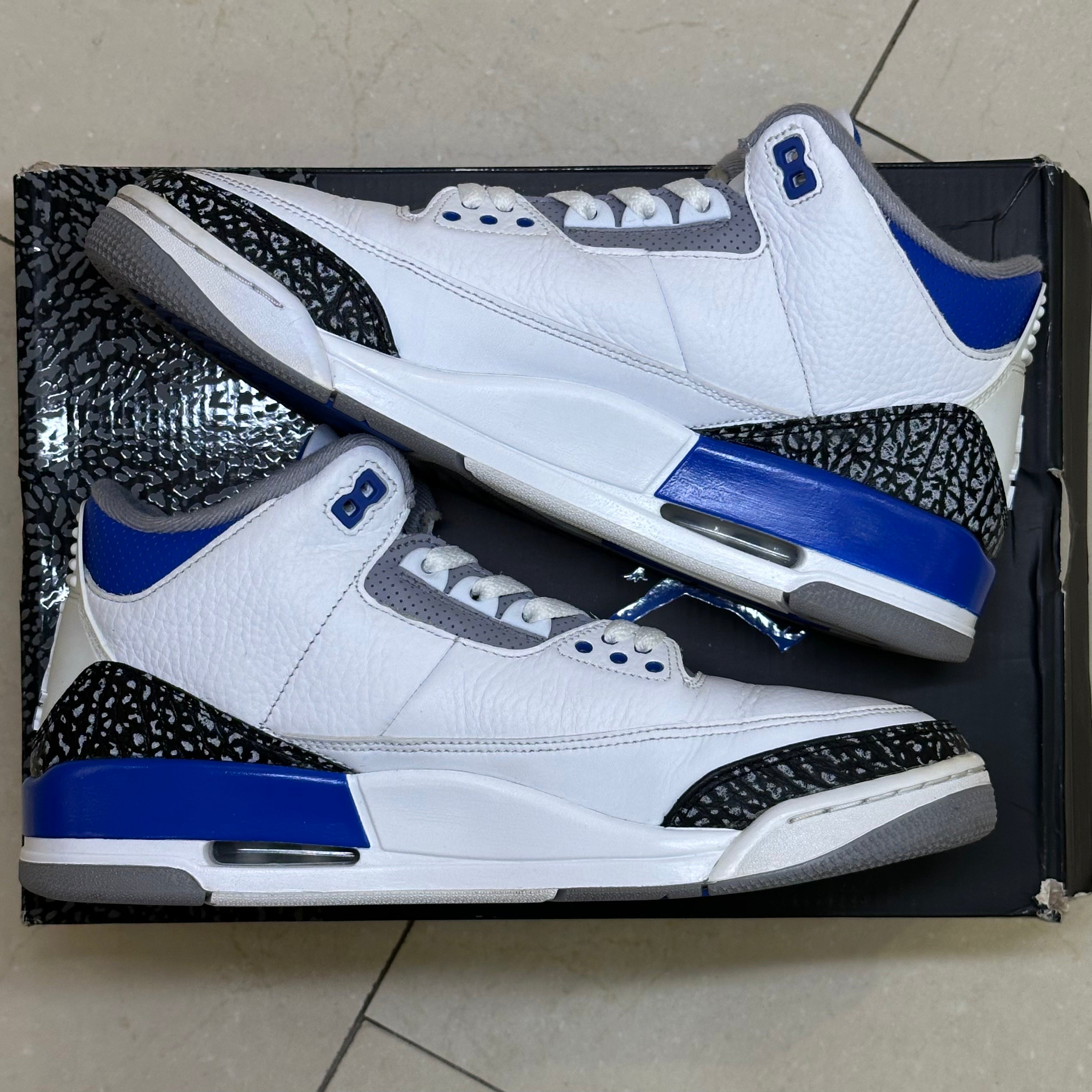Air Jordan 3 Retro Racer Blue (Pre-Owned)