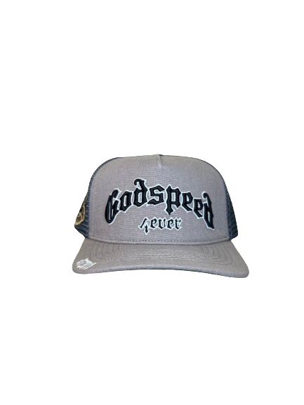 Godspeed GS Forever Trucker Hat Grey/White/Black