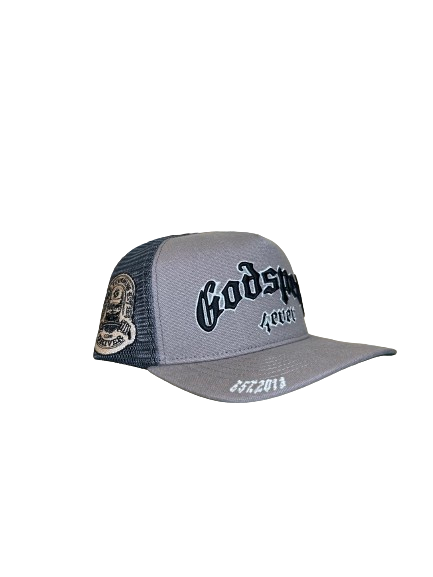 Godspeed GS Forever Trucker Hat Grey/White/Black