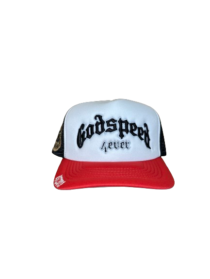 Godspeed GS Forever Trucker Hat White/Red/Black