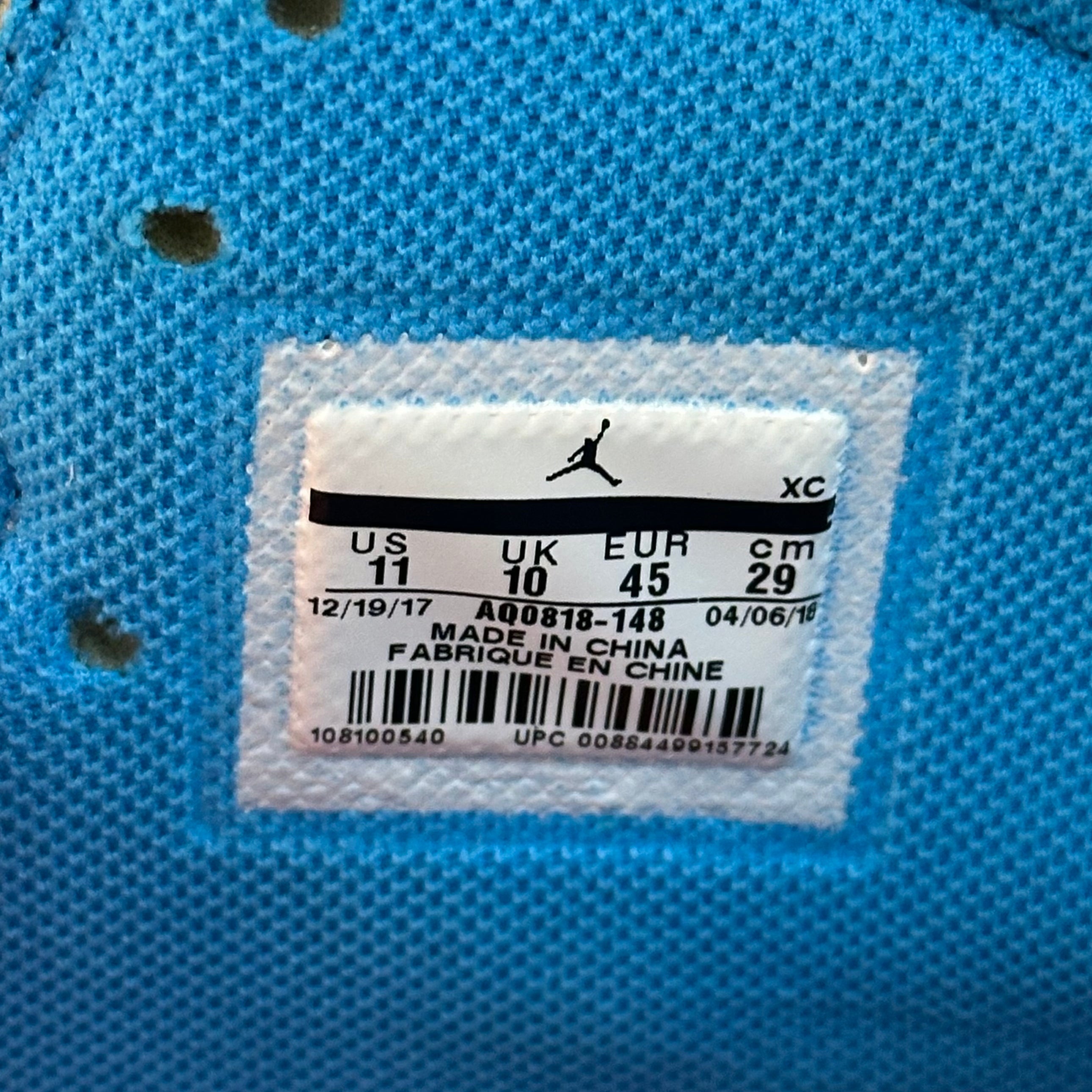 Air Jordan 1 Retro High Off-White University Blue (Pre-Owned)
