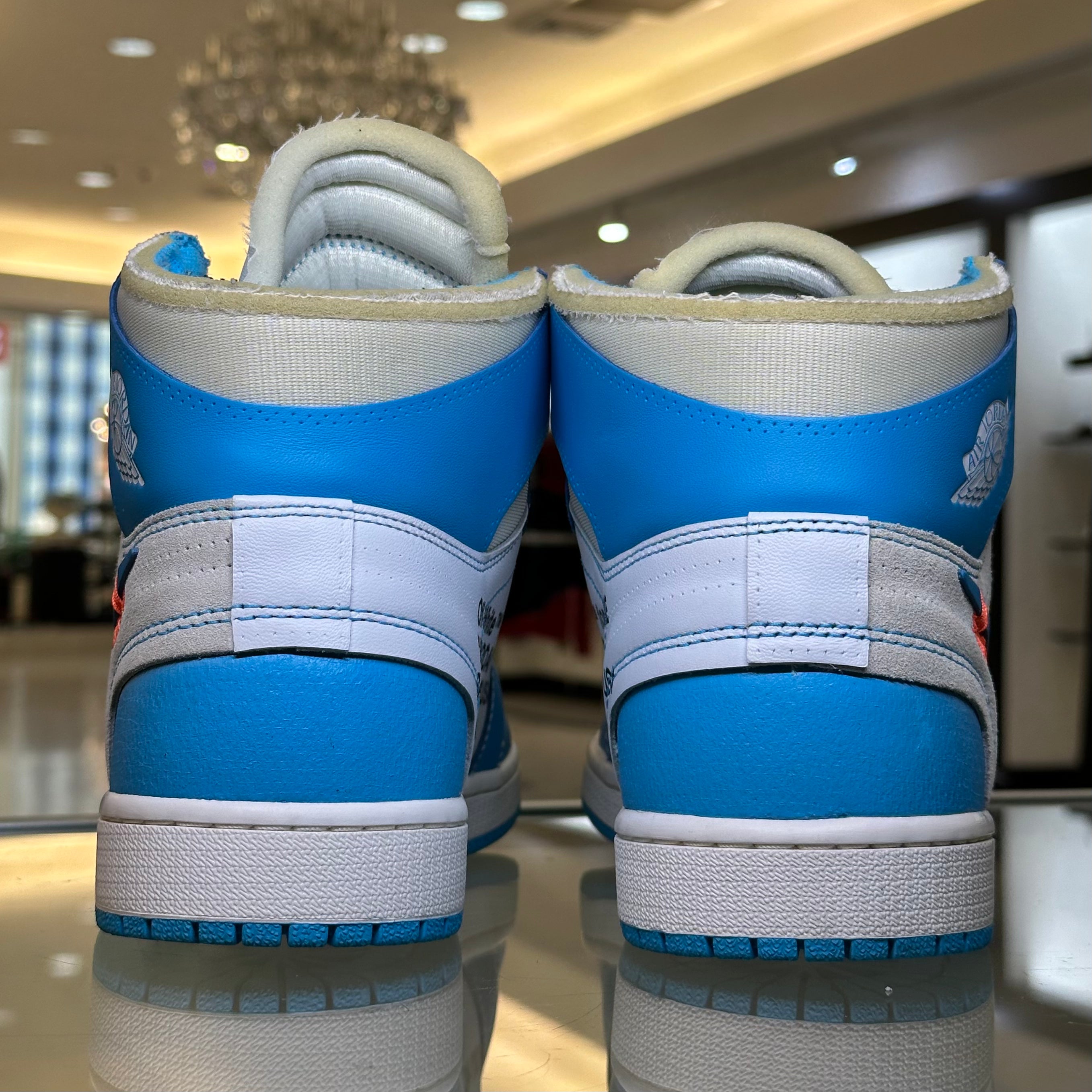 Air Jordan 1 Retro High Off-White University Blue (Pre-Owned)