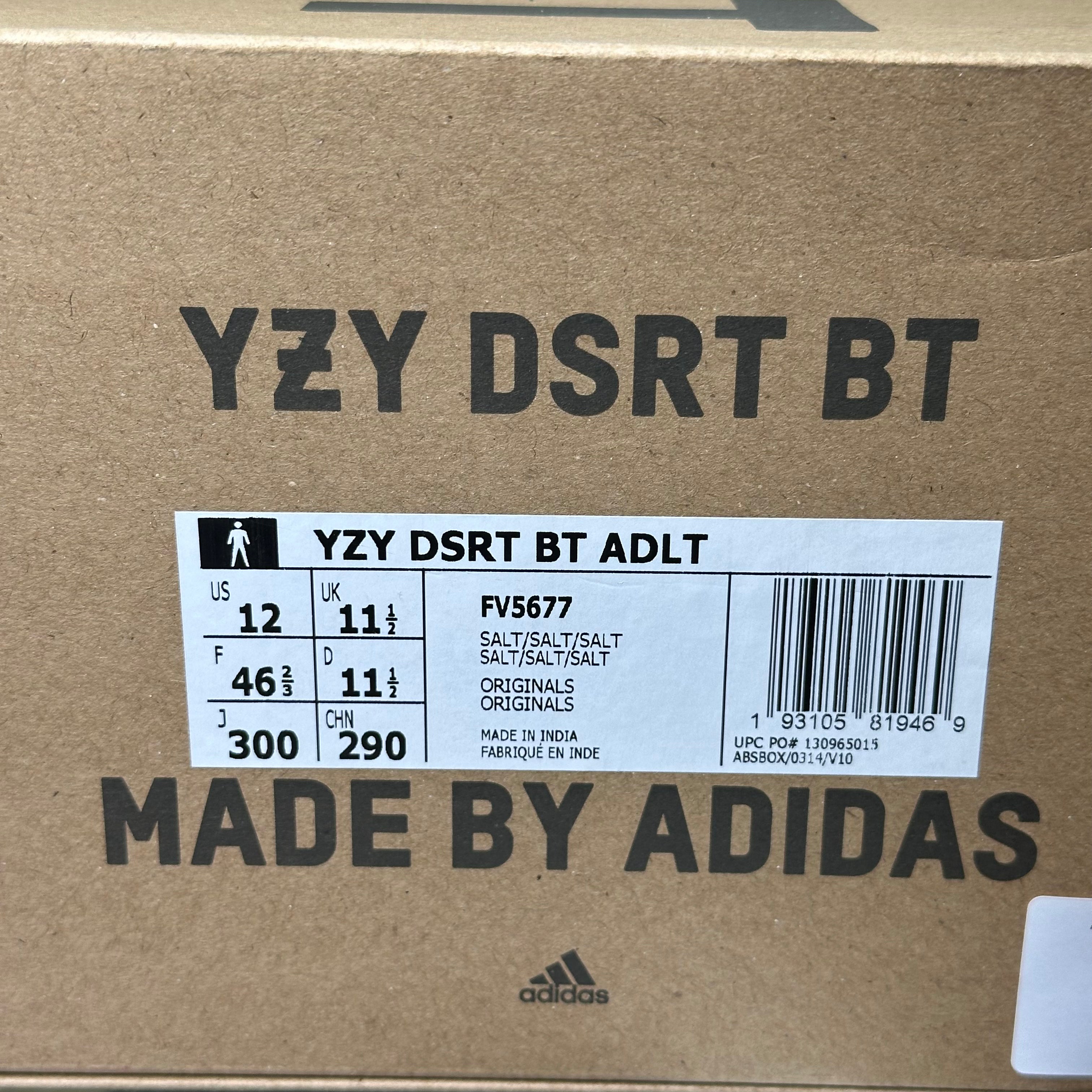 Adidas Yeezy Desert Boot Salt (Pre-Owned)