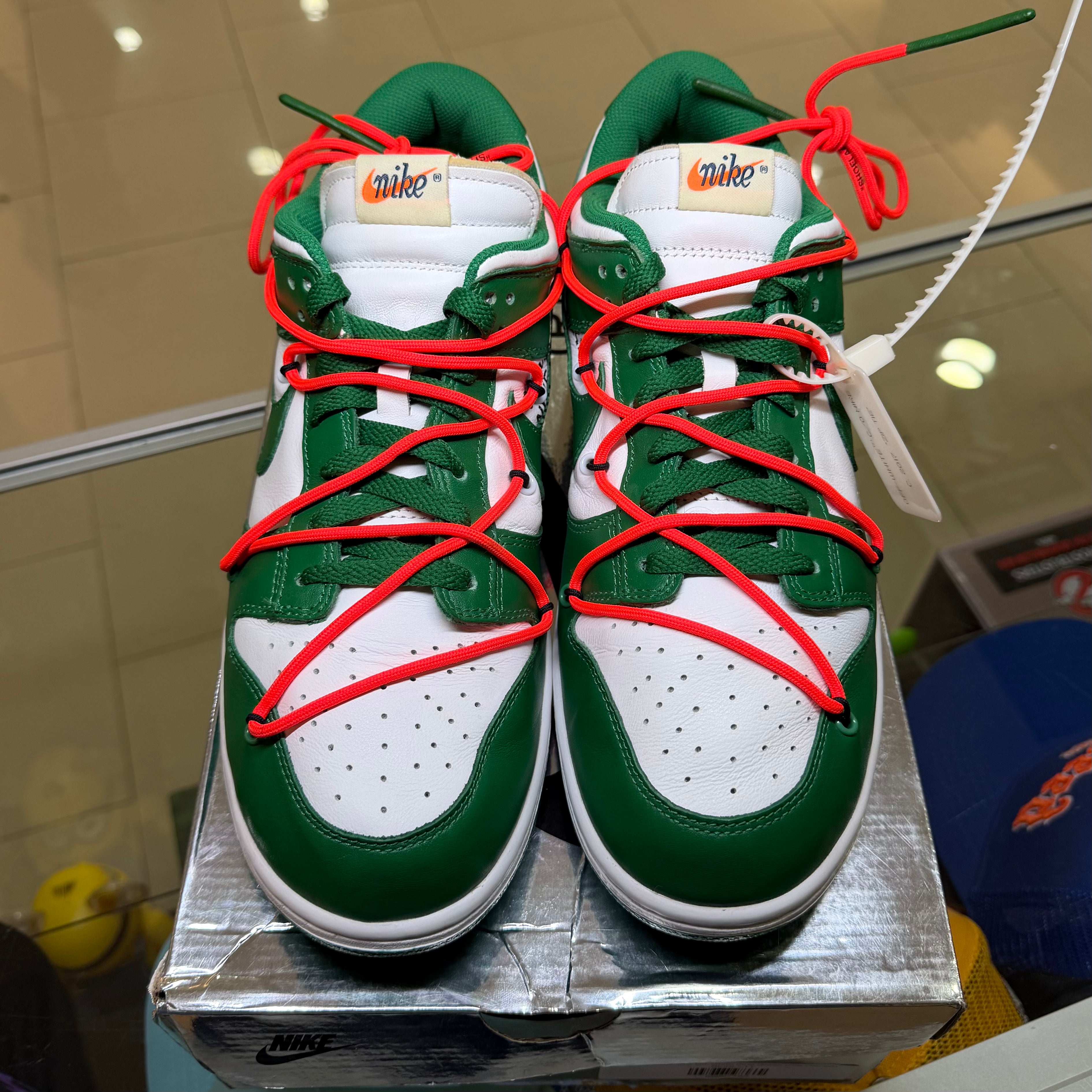 Nike Dunk Low Off-White Pine Green (Pre-Owned)