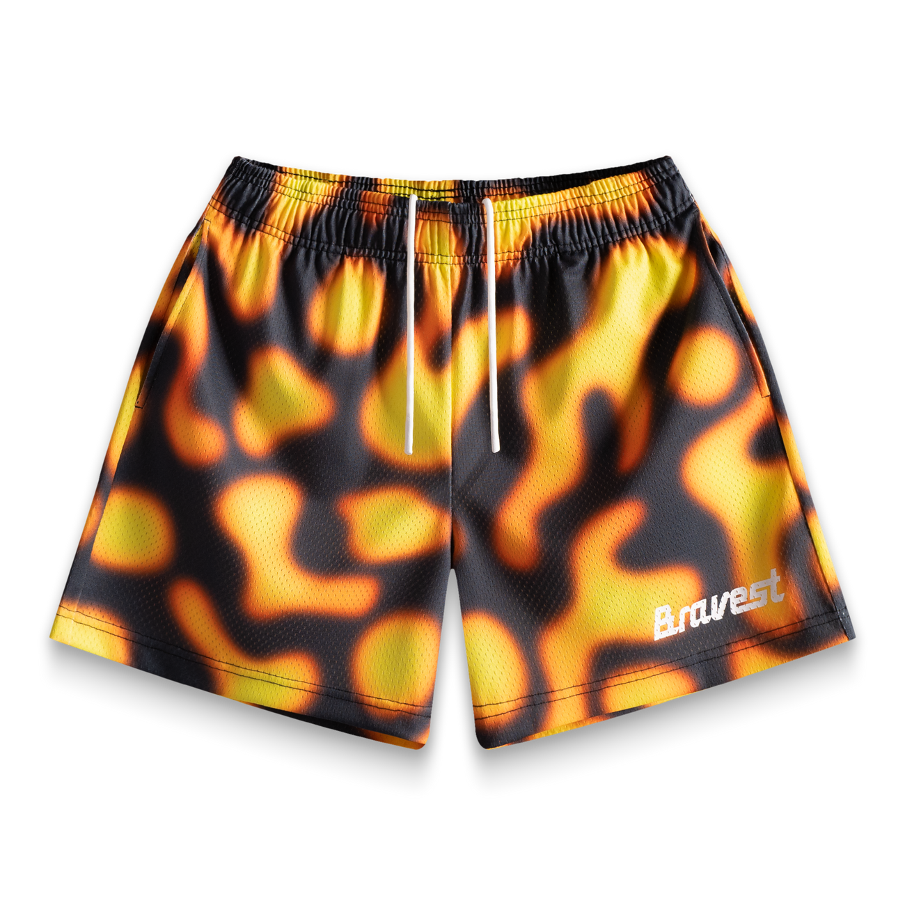 Bravest Studios Orange Magma Shorts