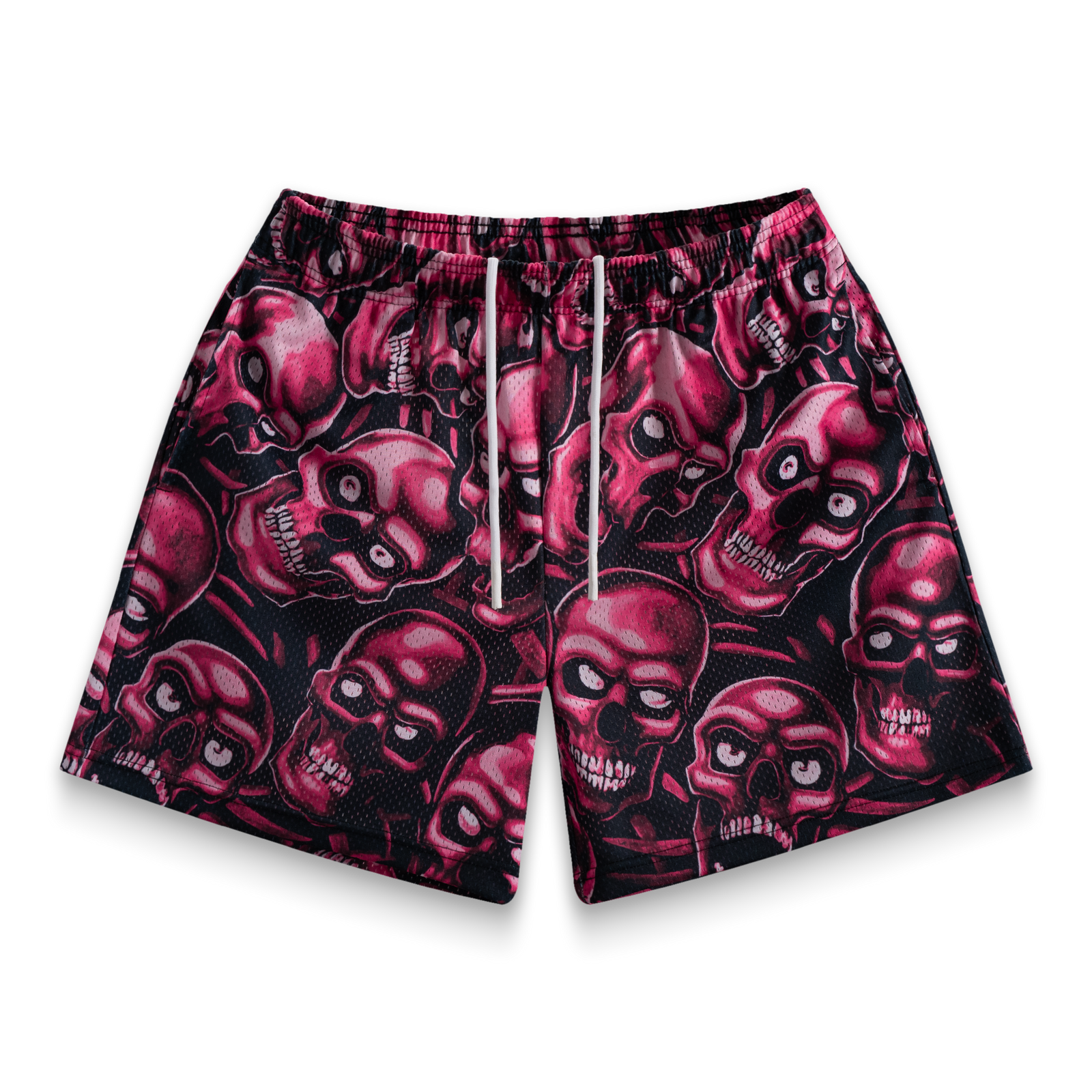 Bravest Studio Red Skully Shorts