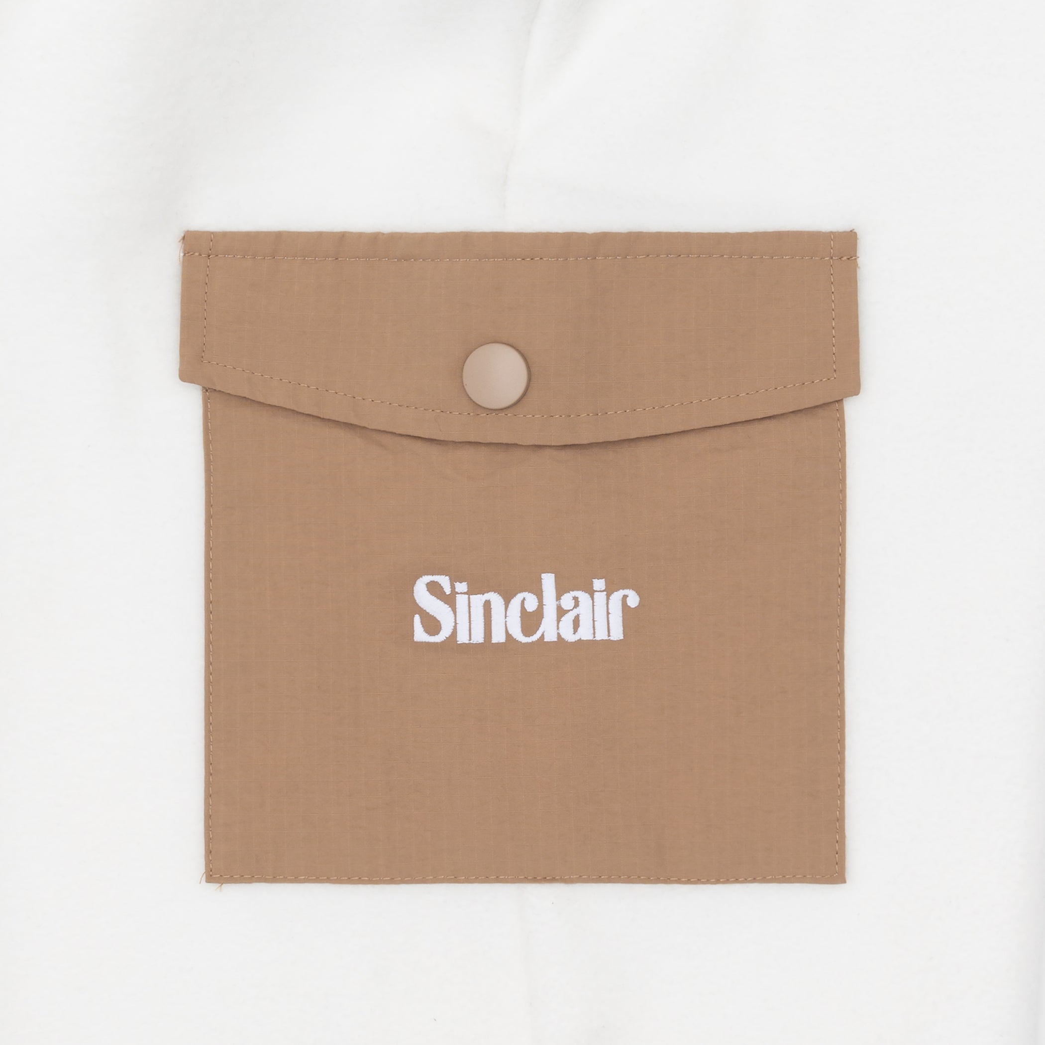 Sinclair Cargo Pocket Fleece Pants White