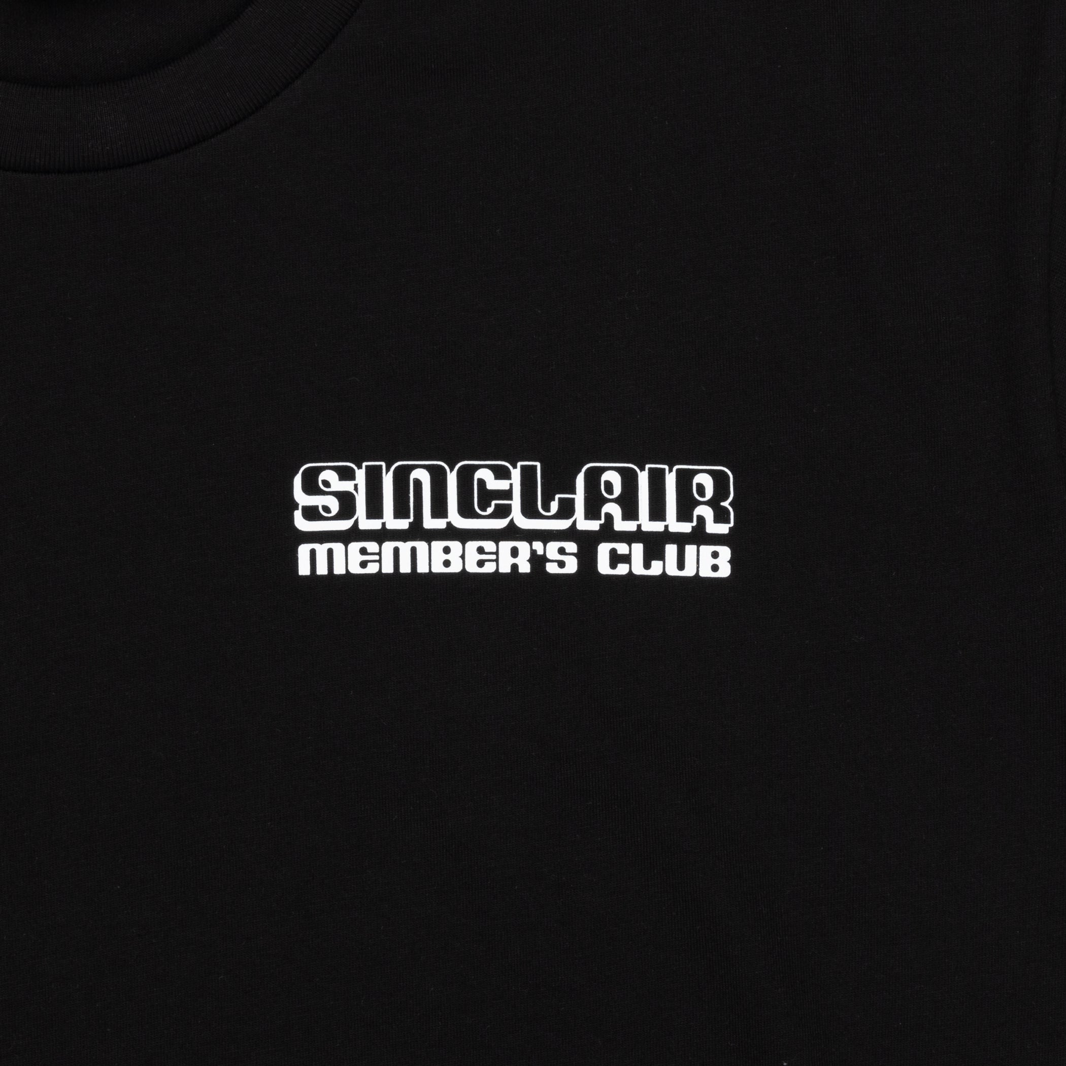 Sinclair Members Club Tour Tee Black SS25