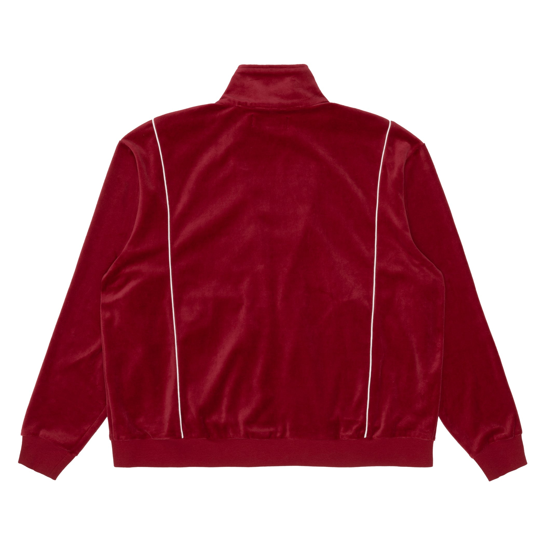 Sinclair Velour Piping Jacket Burgundy SS25