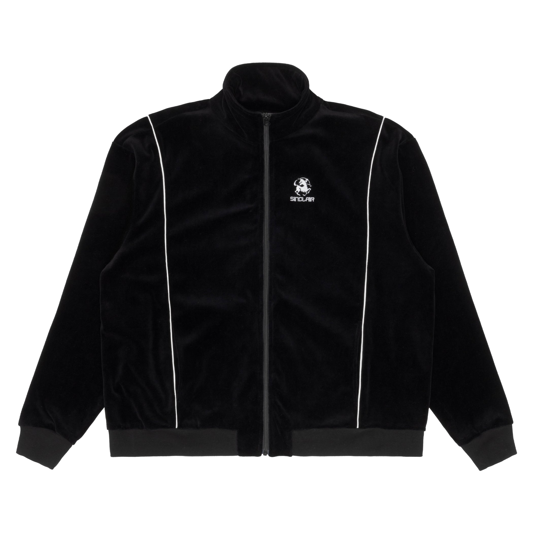 Sinclair Velour Piping Jacket Black SS25