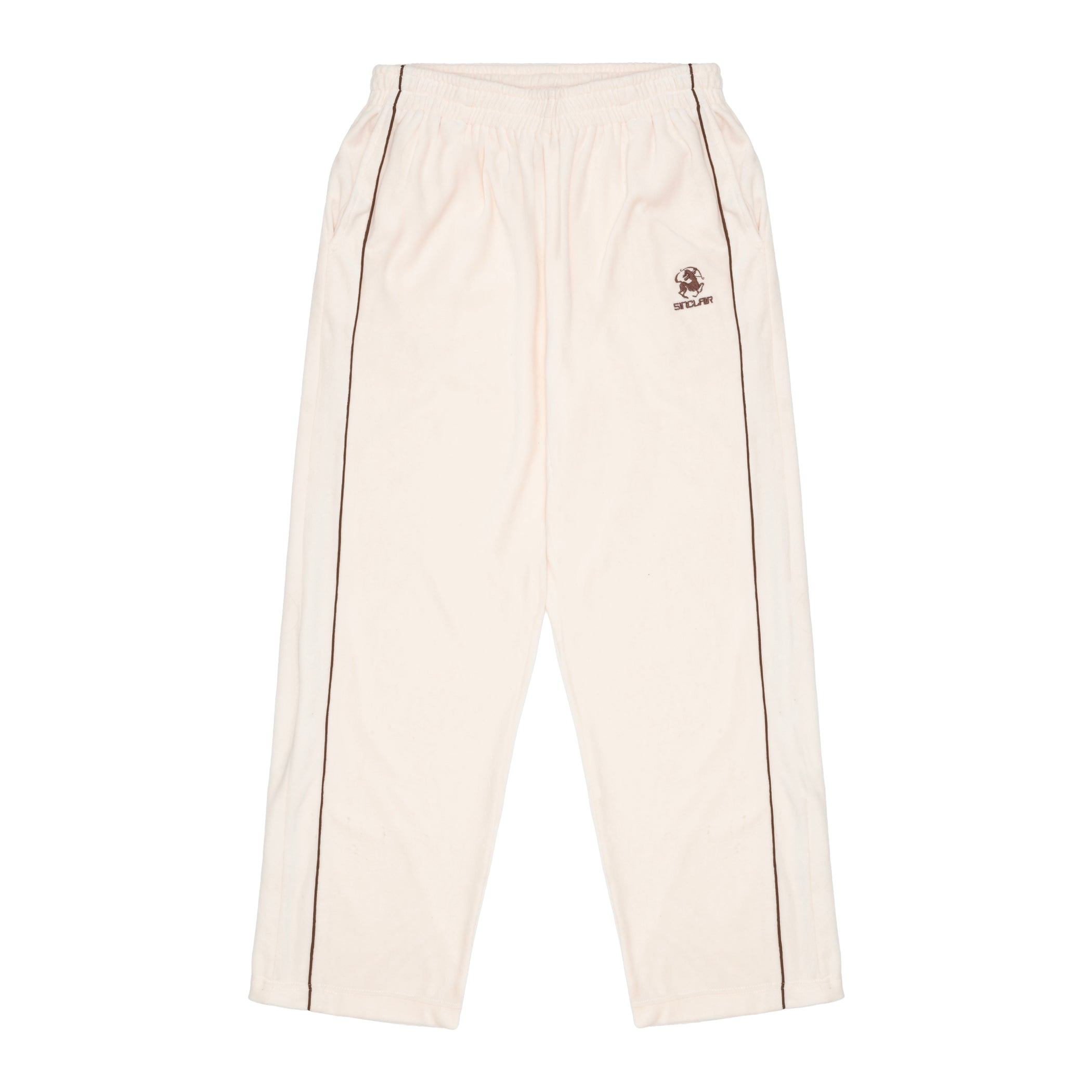Sinclair Velour Piping Pant Cream SS25