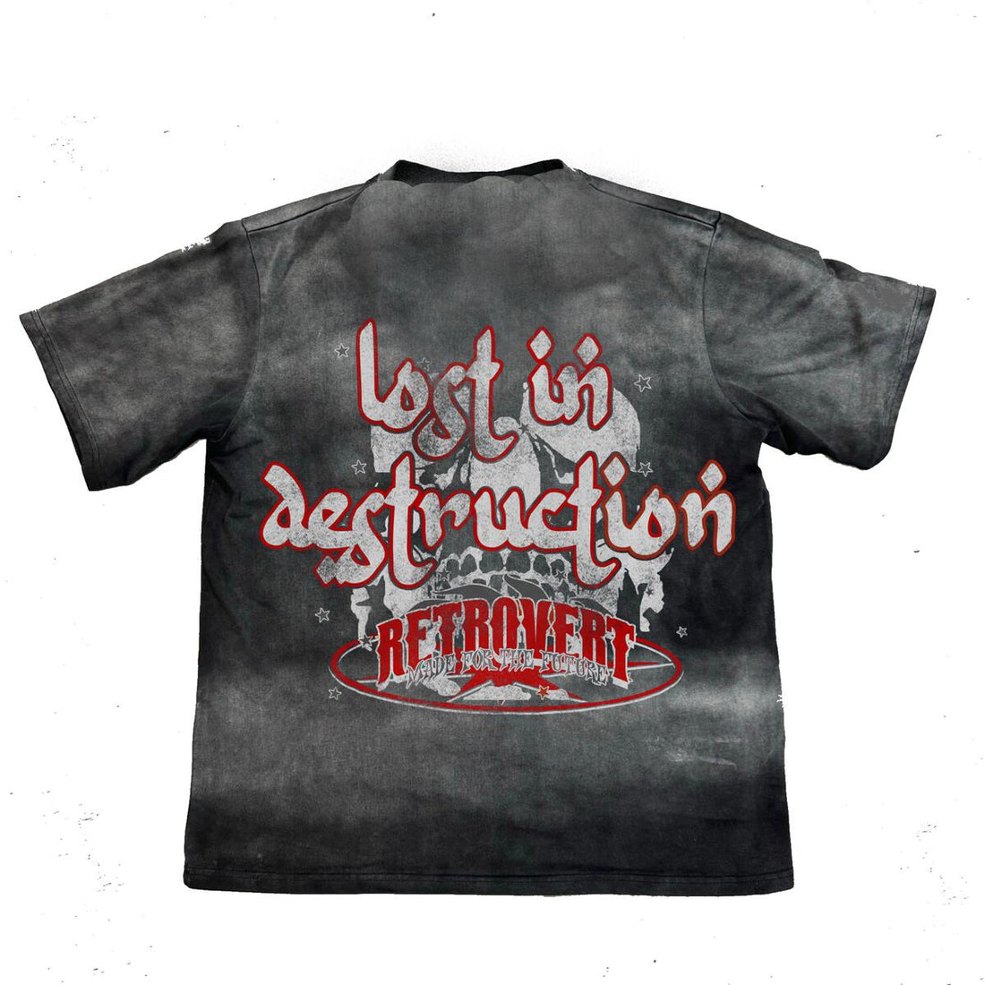 Retrovert Heart Thorn T-Shirt Black/ Red