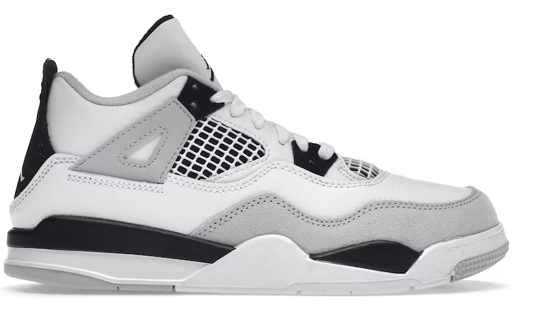 Air Jordan 4 Retro Military Black (PS)(TD)