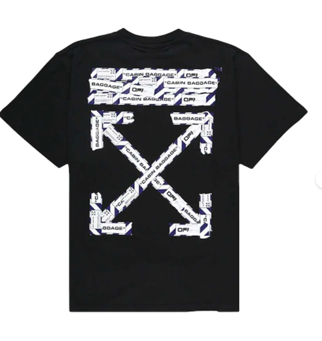 Off-White Oversized Fit Airport Tape T-shirt