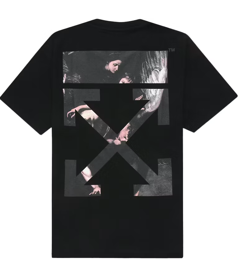Off-White Oversized Fit Caravaggio Arrows T-shirt Black/Multicolor