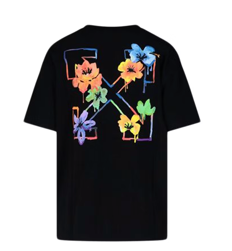 Off-White Floral Arrows T-Shirt Black/Multi