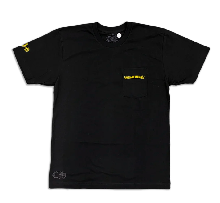 Chrome Hearts Plus Cross Tee Black/Yellow
